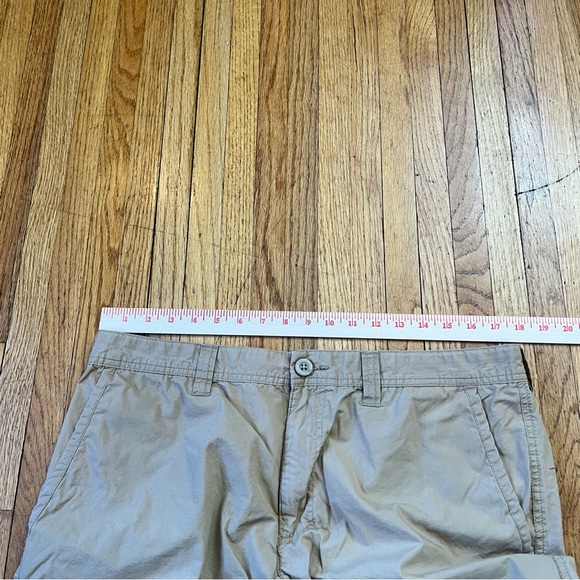 Columbia AM4471 Mens Washed Out Cotton Chino Short LIGHTWEIGHT Sz 36 x 10 Tan - Picture 5 of 10